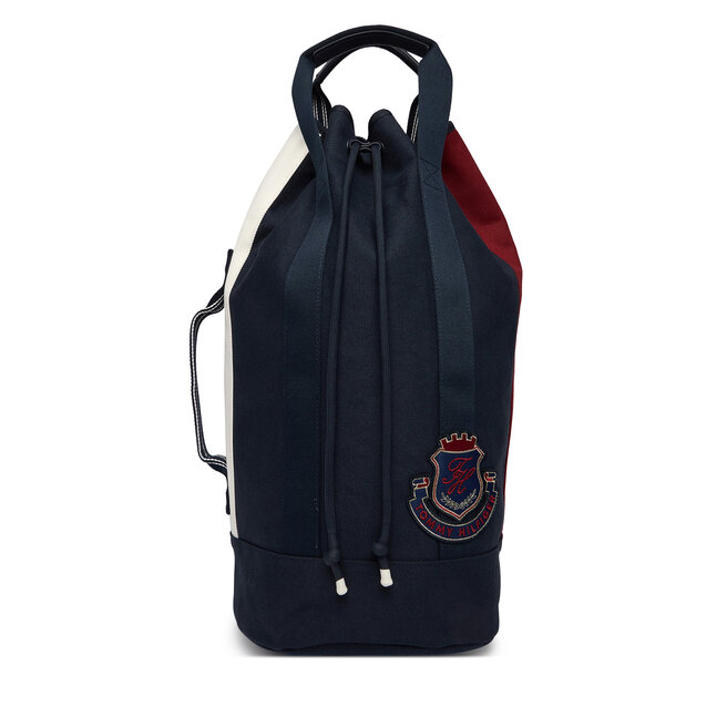 Plecak Tommy Hilfiger Hertiage Logo Patch Crossbody Sling Bag AM0AM14264 Granatowy -