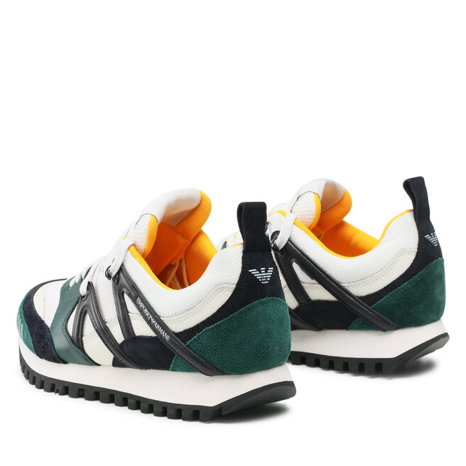 Emporio Armani Sneakersy Emporio Armani X4X555 XM996 Q842 Gren/Navy/Off Wht/Na