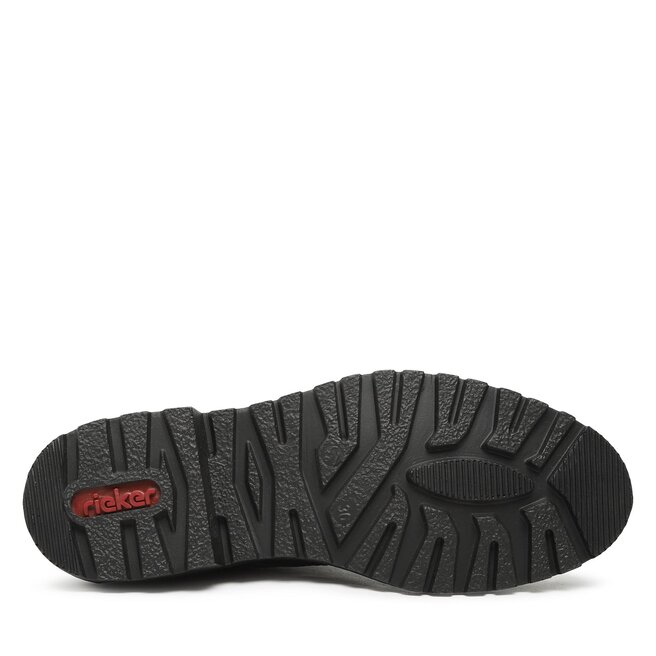 Rieker Oxford cipők Rieker 54806-00 Schwarz