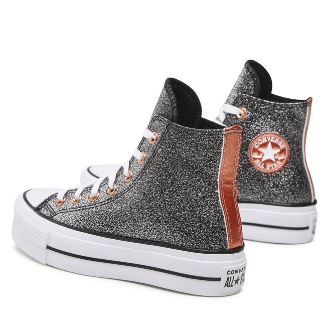 Converse Teniși Converse Ctas Lift Hi A01301C Black/Copper/White