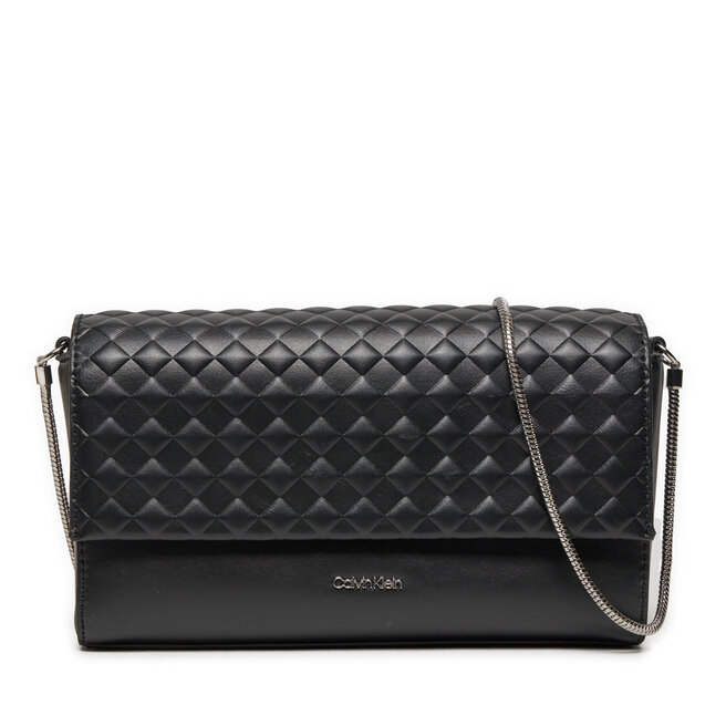 Torebka Calvin Klein Calvin Mini Quilt Mini Crossbody - Czarny