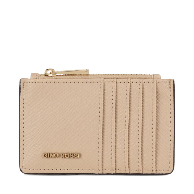 Etui na karty kredytowe GINO ROSSI QYL0022 Beżowy -