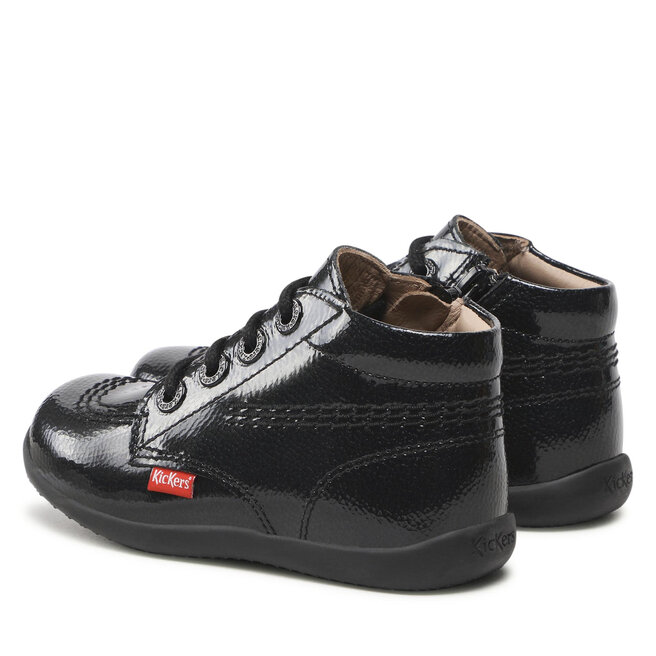 Kickers Schnürschuhe Kickers Billista Zip 742760-10 S Noir Vernis 83