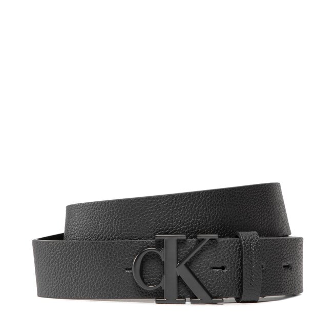 Ζώνη Ανδρική Calvin Klein Jeans Round Mono Plaque Belt 35Mm K50K509883 BDS