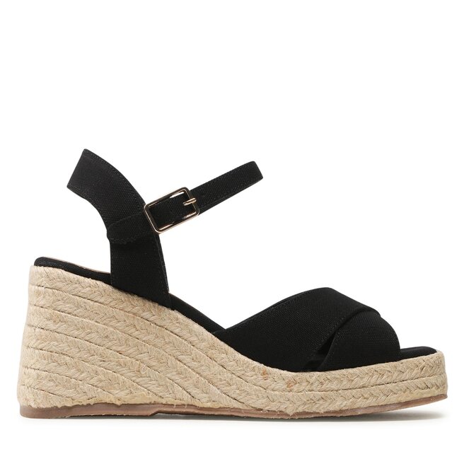 Espadryle Castañer Thea Jute/001 - Czarny