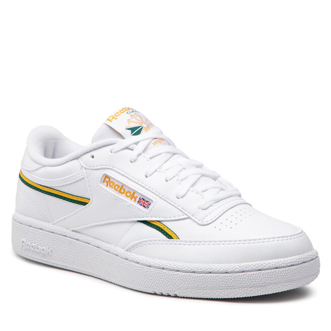 Pantofi Reebok Club C 85 Vegan GY7154 Ftwwht/Cogold/Drkgrn Club Club