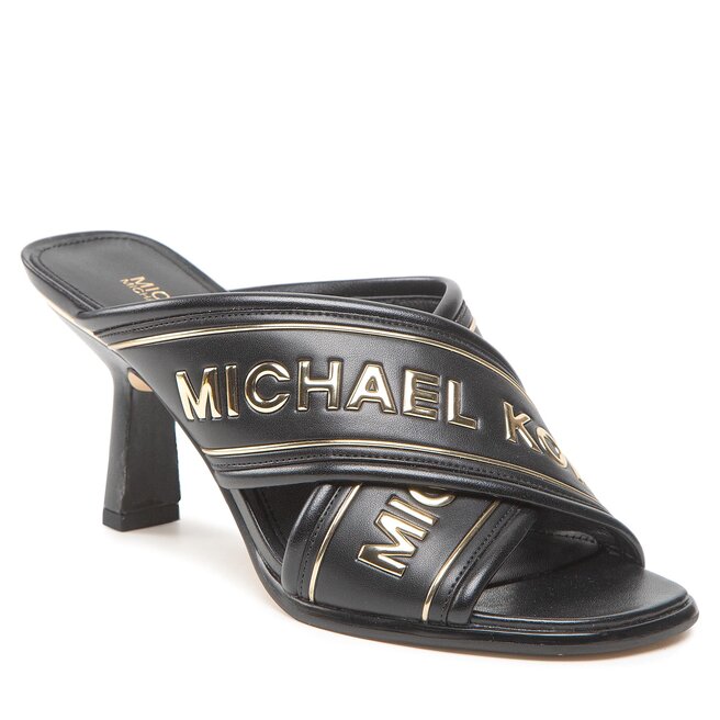 Demi logo discount tape slide sandal