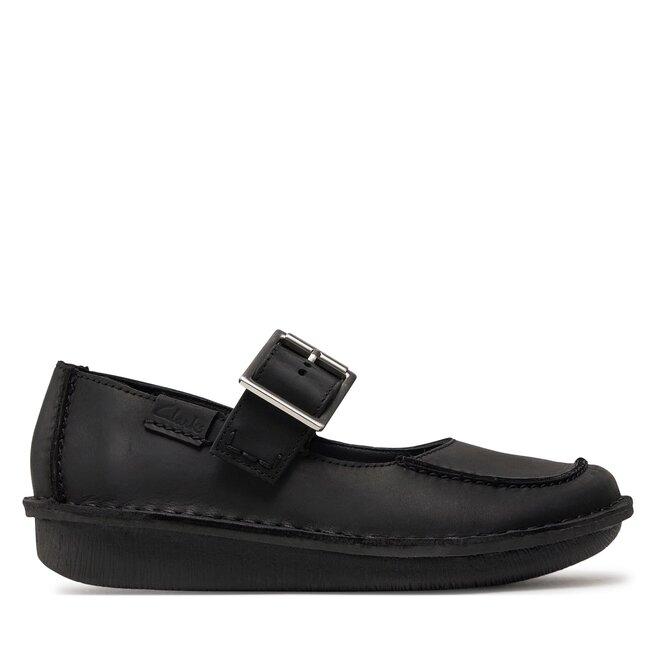 Produktbild von Damen Clarks 'Havisham Bar' T-Riemen Leder Schuhe - D & E Weite