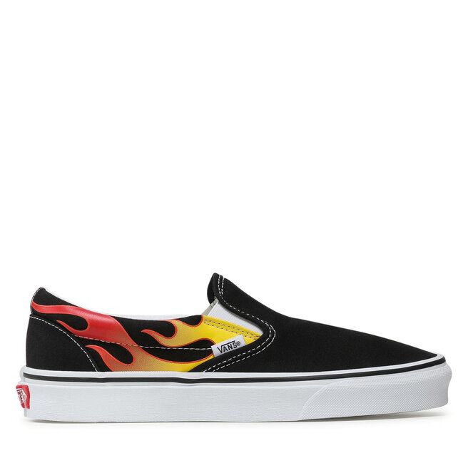 Vans Sneakers aus Stoff Vans Classic Slip-On VN0A38F7PHN1 (Flame) Black/Black/Tr Wht