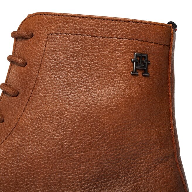 Tommy Hilfiger Ghete Tommy Hilfiger Comfort Cleated Termo Lth Boot FM0FM04651 Winter Cognac GVI
