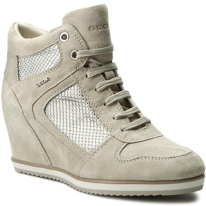 Sneakers Geox D 021GN C1008 Ivory • Www.zapatos.es