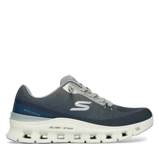 Sneakersy Skechers Glide-Step Pro - Waverra 233132/NVGY Granatowy - męskie