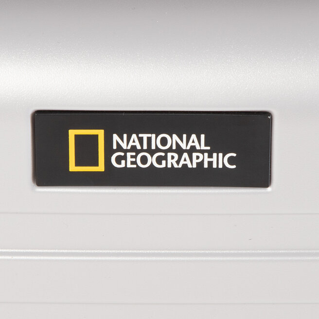 National Geographic Valiză Mică Rigidă National Geographic Luggage N164HA.60.23 Silver