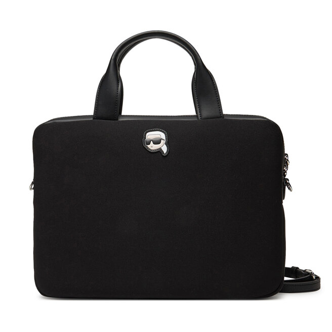 Torba na laptopa KARL LAGERFELD - Czarny