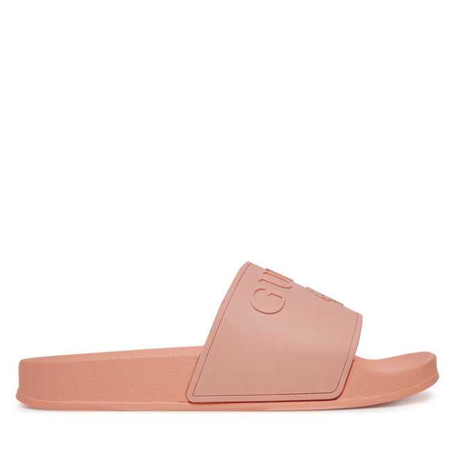 Klapki Guess - Pomarańczowy