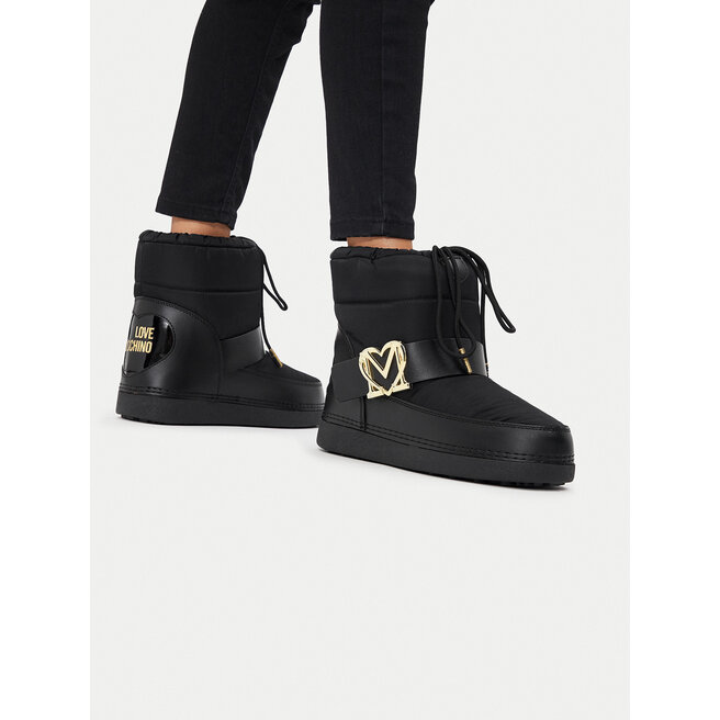 Śniegowce LOVE MOSCHINO JA24062G1LISB00A Czarny - kobiece