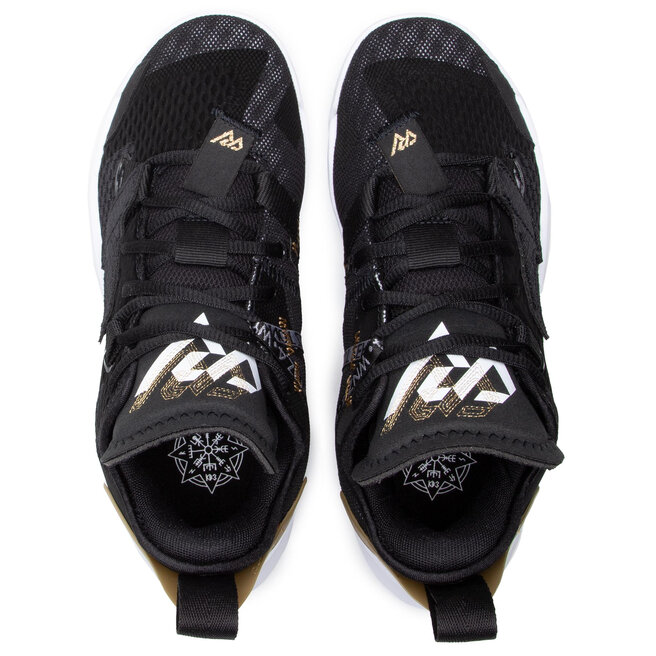 Nike Boty Nike Jordan Why Not Zero.4 (GS) CQ9430 001 Black/White/Metallic Gold