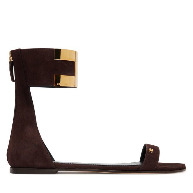Sandały Elisabetta Franchi SA-88L-62E2-V540 Brązowy ciemny - kobiece