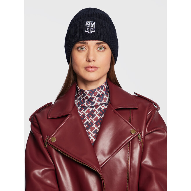 Czapka Tommy Hilfiger - Granatowy