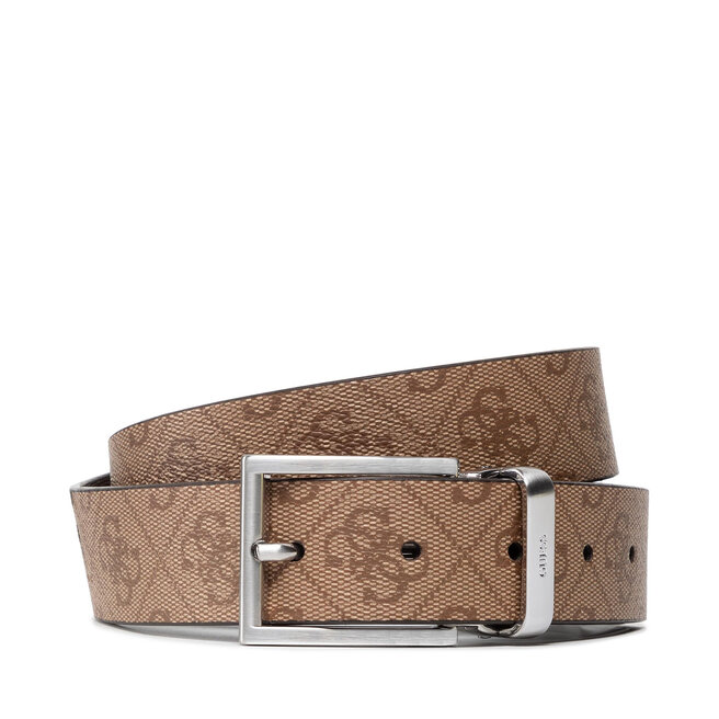 Pasek Męski Guess Vezzola Adj & Rev Belt BM7541 - Brązowy