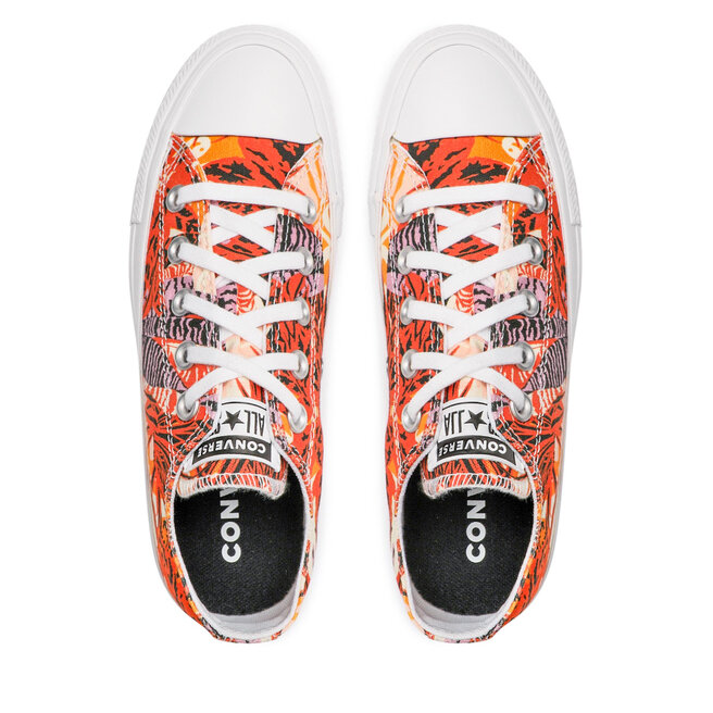 Converse Teniși Converse Ctas Ox A00548C Mantra Orange/Black/White