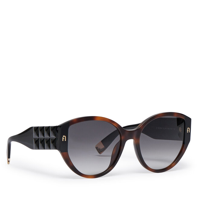 Okulary przeciwsłoneczne Furla Sunglasses Sfu784 - Brązowy