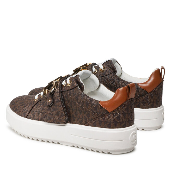 Sneakersy MICHAEL MICHAEL KORS - Emmett Strap Lace Up 43S2EMFS5B Brown -  Ceny i opinie 