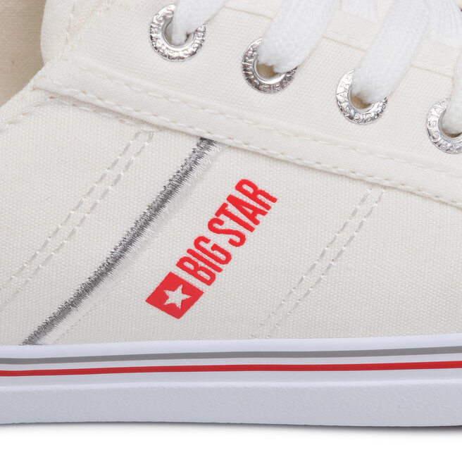 Big Star Shoes Πάνινα παπούτσια Big Star Shoes DD274892 White/Red