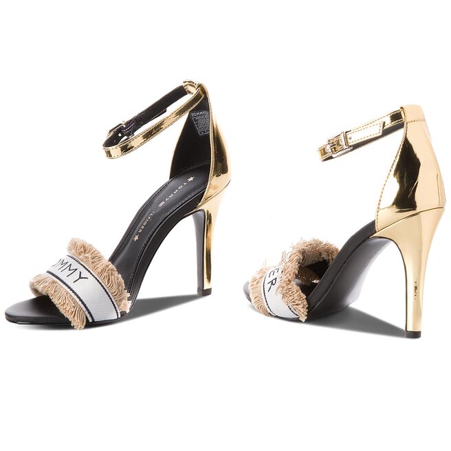 Sandales Tommy Hilfiger Mirror Metallic Heeled Sandal FW0FW02929