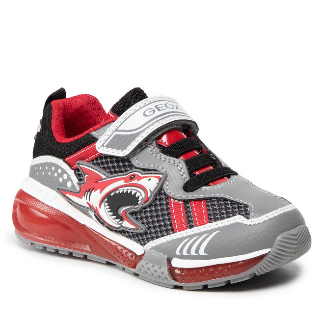 Geox Superge Geox J Bayonyc B. A J25FEA 014BU C0051 M Grey/Red