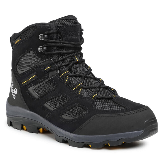 Jack Wolfskin Trekkingi Jack Wolfskin Vojo 3 Wt Texapore Mid M 4042461 Black/Burly Yellow XT