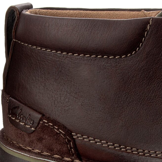 Clarks edgewick on sale mid brown oily
