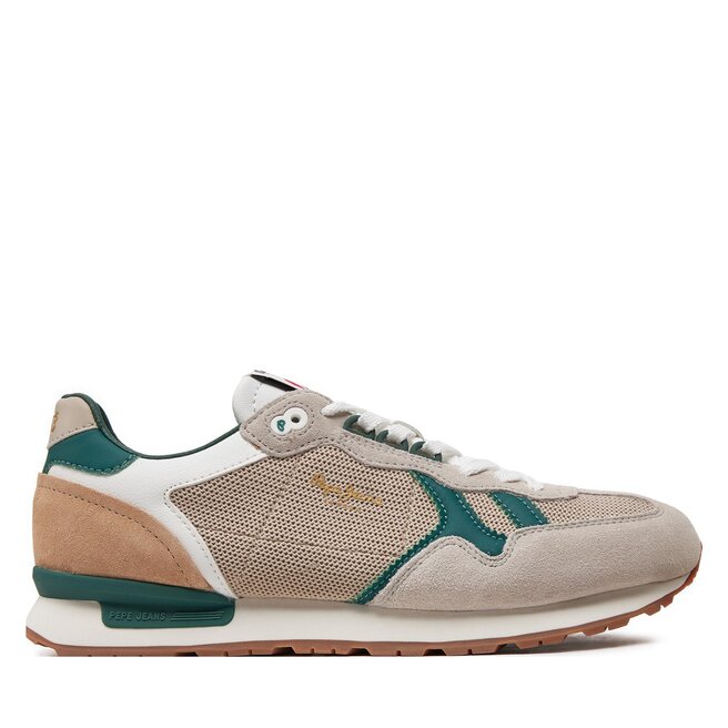 Sneakersy Pepe Jeans Brit Retro M - Écru