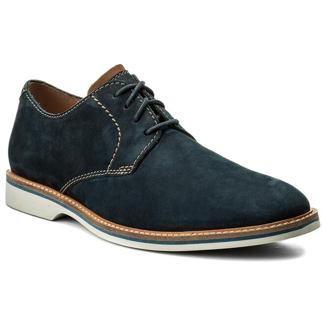 Clarks atticus top lace navy nubuck