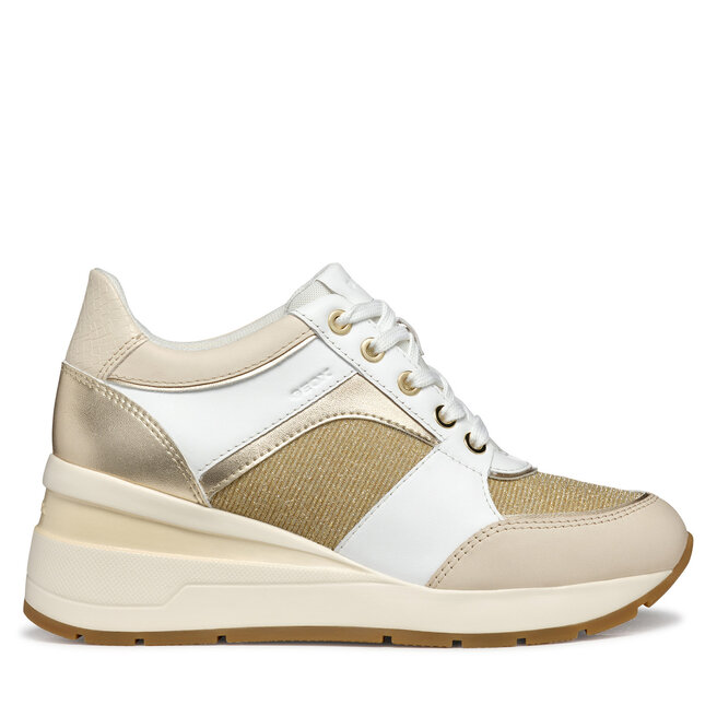 Sneakersy Geox D Zosma D558LA 085LY - Złoty