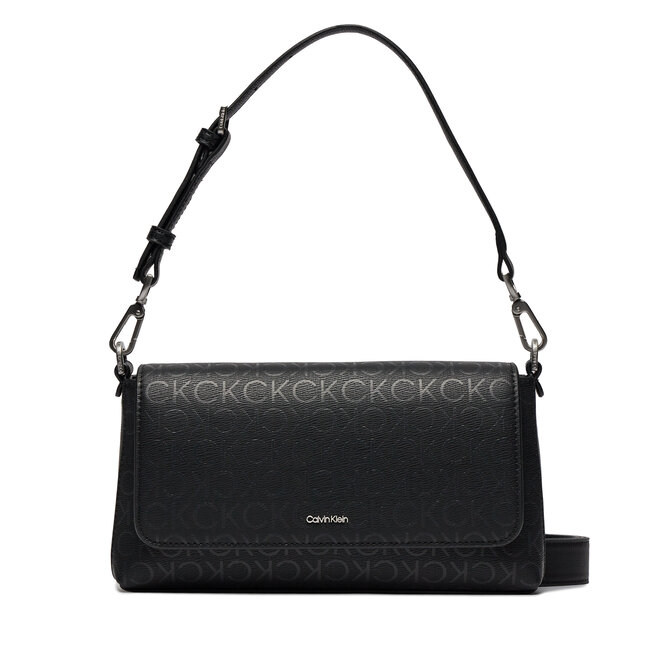 Torebka Calvin Klein Ck Must Shoulder Bag_Epi Mono - Czarny