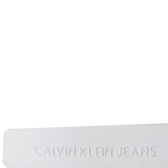 Calvin Klein Jeans Sandaler och Slip-ons Calvin Klein Jeans Slide Silver Monogram YW0YW00638 Silver 00T