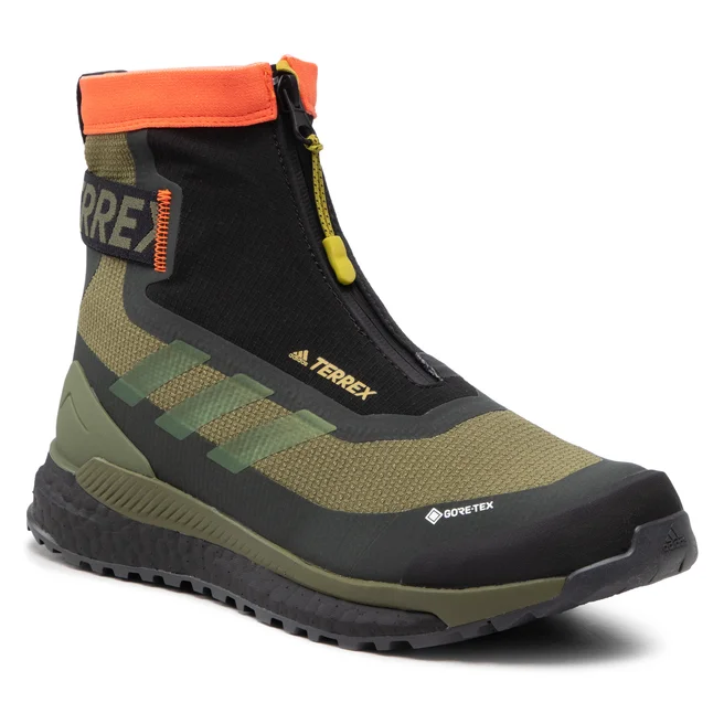 Pantofi adidas Terrex Free Hiker C.Rdy GOR-TEX GY6757 Focus Olive/Pulse Olive/Impact Orange