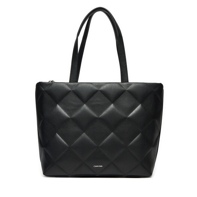 Torebka Calvin Klein Diamond Quilt - Czarny