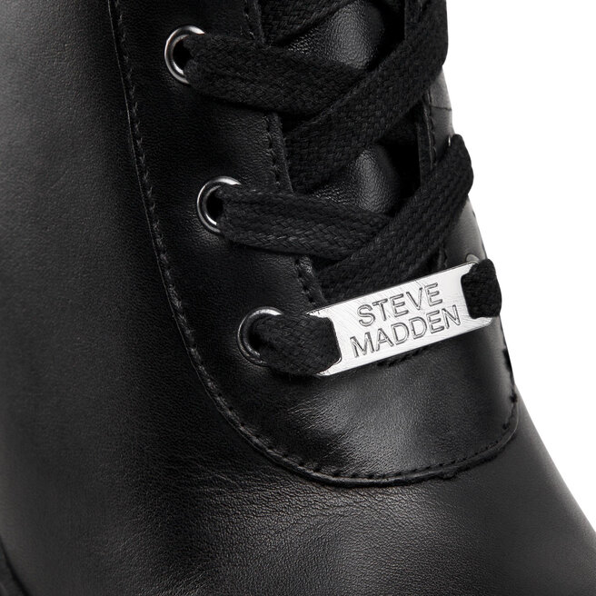 Latch black clearance leather