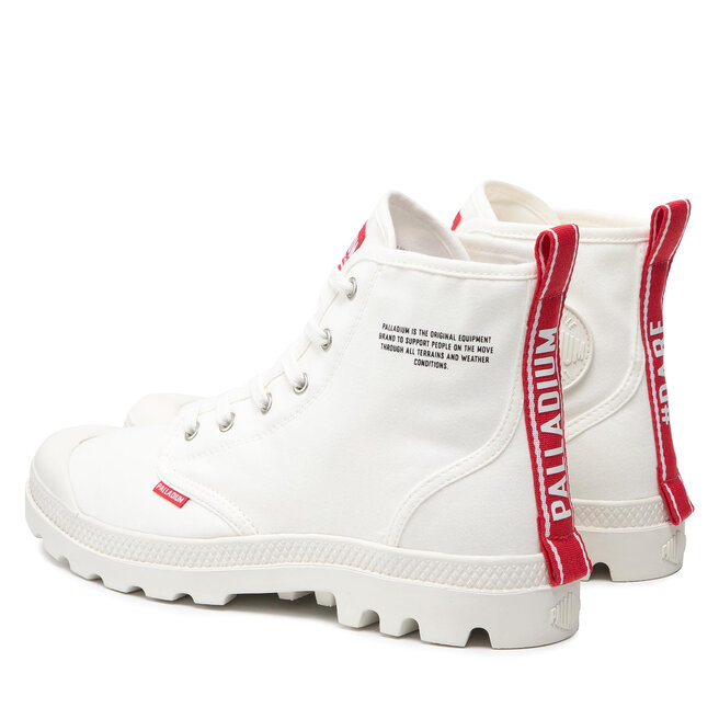 Palladium Schnürstiefeletten Palladium Pampa Hi Dare 76258-116-M Star White1