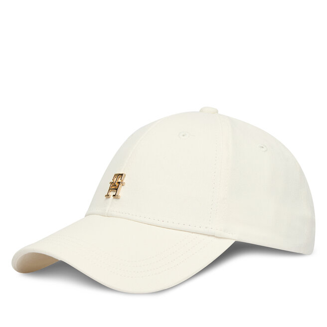 Czapka z daszkiem Tommy Hilfiger Th Elevated Chic Cap AW0AW17631 Biały -