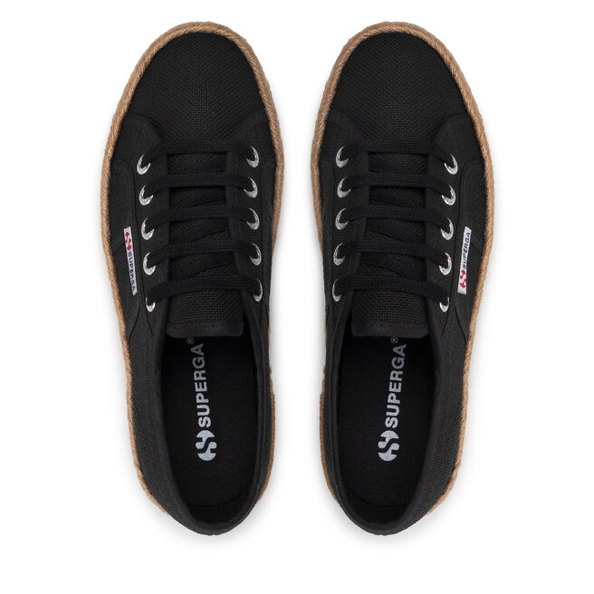 Superga online cotropew black