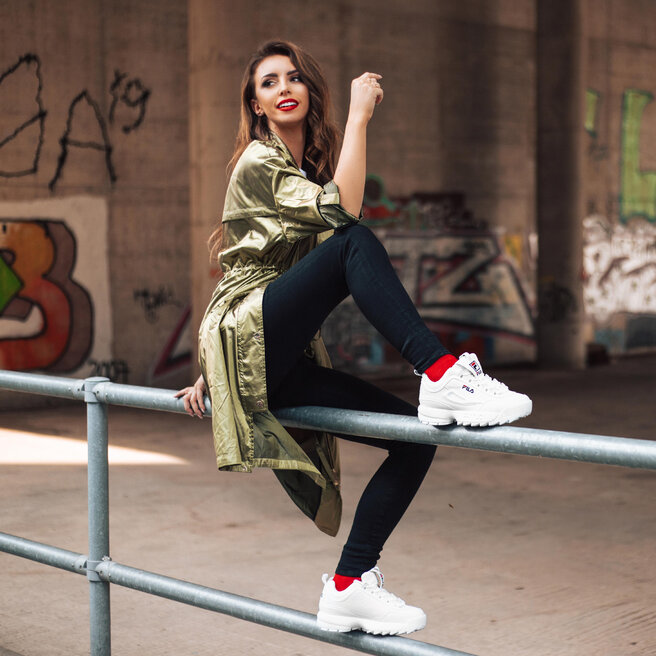 Fila Sportcipő Fila Disruptor Low Wmn 1010302.1FG White