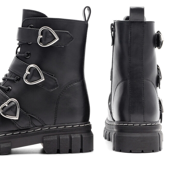 DeeZee Botine DeeZee CS5959-01 Negru