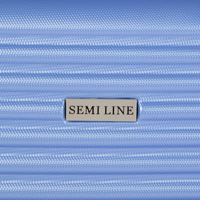 Semi Line Μεσαία Σκληρή Βαλίτσα Semi Line T5500-5 Μωβ