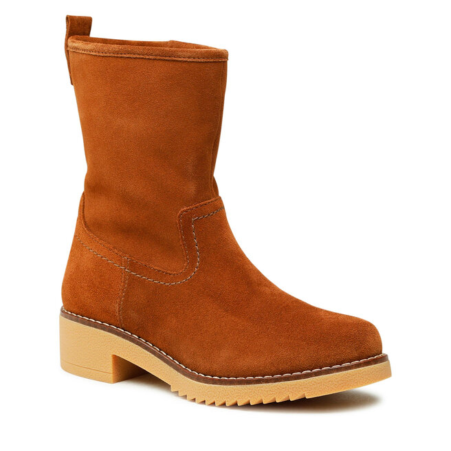 Botine Clarks Eden Mid Hi 261615494 Dark Tan Suede