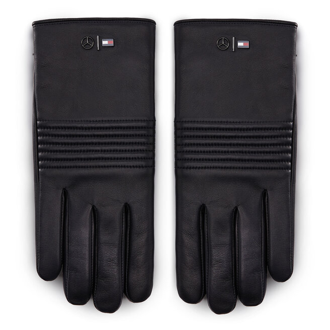 tommy hilfiger leather gloves