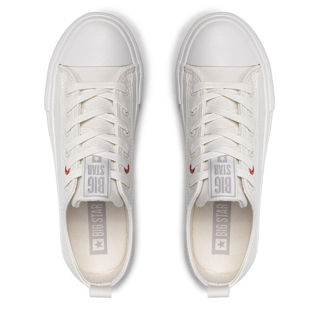 Big Star Shoes Plátenky Big Star Shoes JJ274007 White