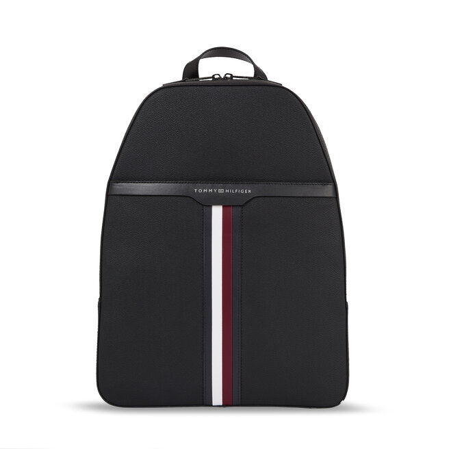 Plecak Tommy Hilfiger Th Coated Canvas Backpack - Czarny